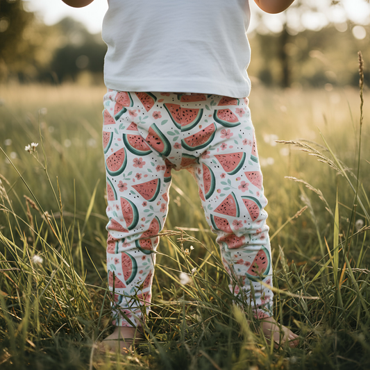 Floral Watermelon Digital Seamless Pattern