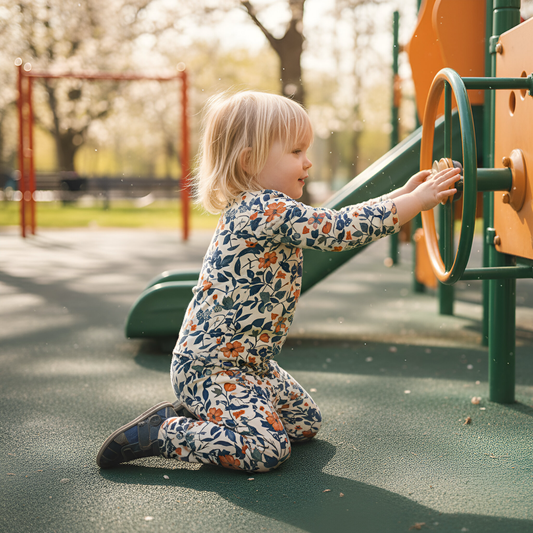 Cream Ditsy Floral Digital Seamless Pattern