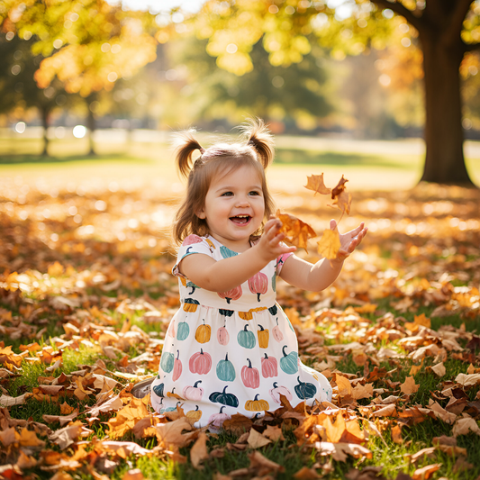 Coloured Pumpkins Digital Seamless Pattern