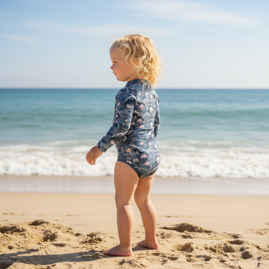 Whales & Flowers Digital Seamless Pattern