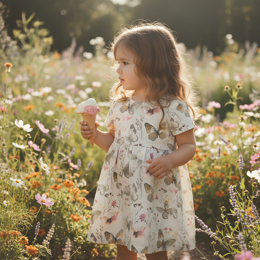 Boho Butterflies Digital Seamless Pattern