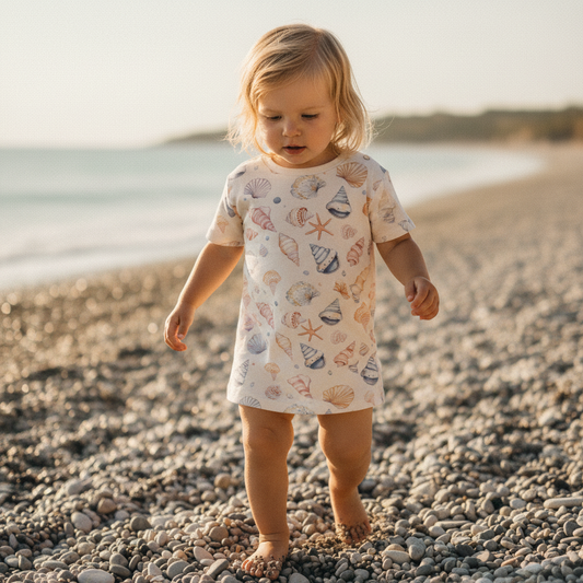 Seashells Digital Seamless Pattern