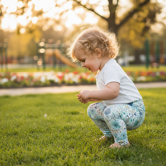 Turquoise Blue Ditsy Floral Digital Seamless Pattern