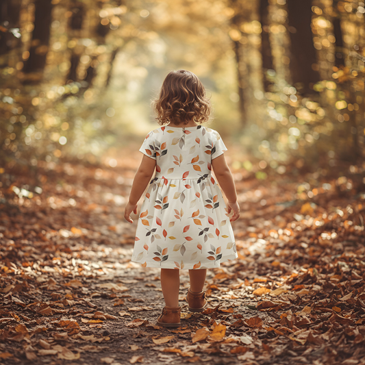 Autumn Little Leaves Digital Seamless Pattern