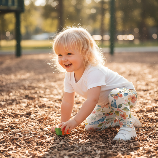 Floral Butterflies Digital Seamless Pattern
