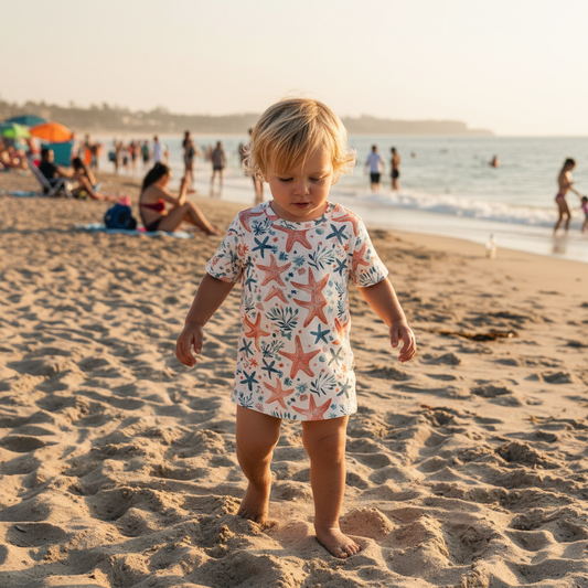 Starfishes Digital Seamless Pattern