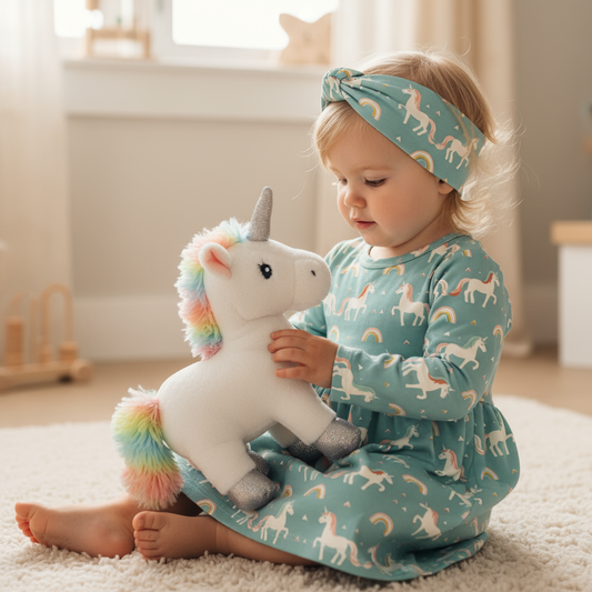Unicorns & Rainbows Digital Seamless Pattern