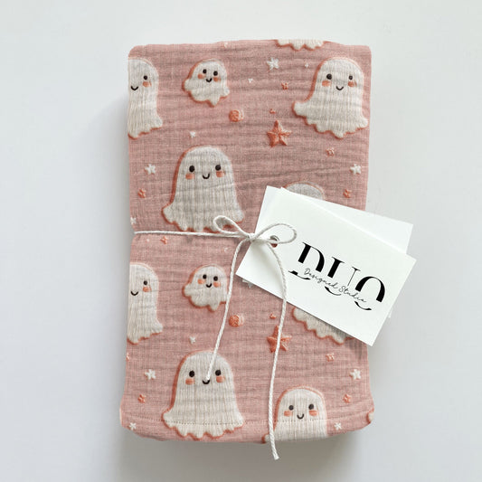 3d Embroidered Ghosts Digital Seamless Pattern