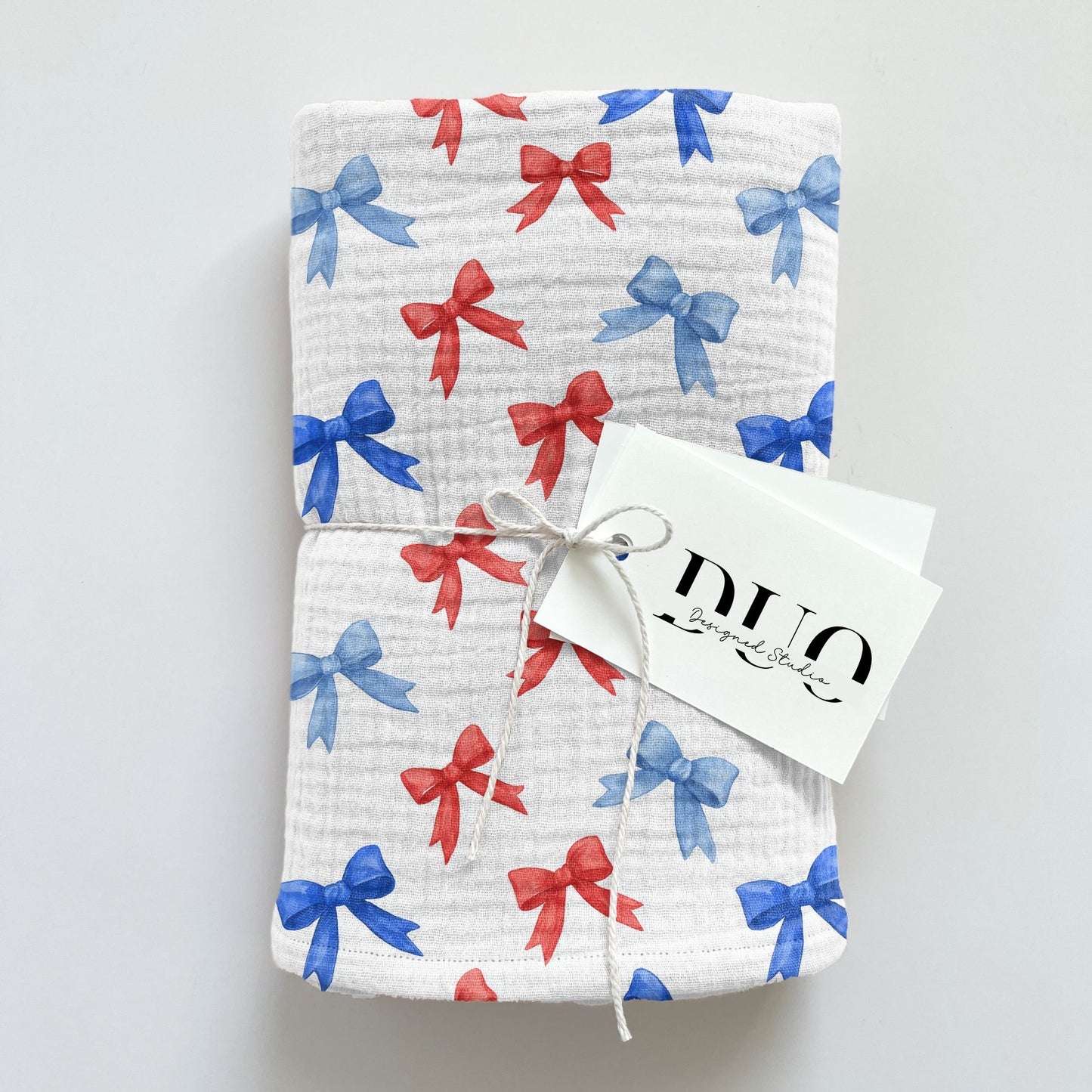 4th July Coquette Bows Digital Seamless Pattern