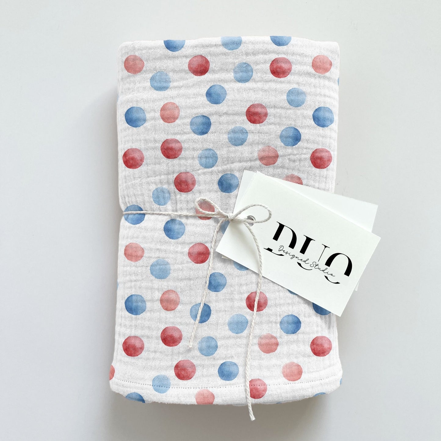 4th July Red & Blue Spots Digital Seamless Pattern