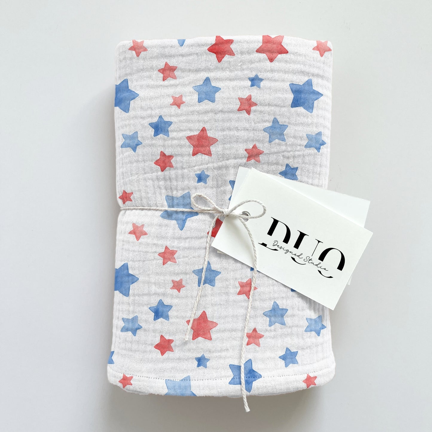 4th July Stars Digital Seamless Pattern