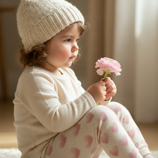 Dusky Pink Hearts Digital Seamless Pattern