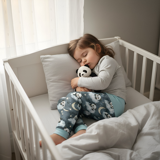 Sleepy Pandas Digital Seamless Pattern