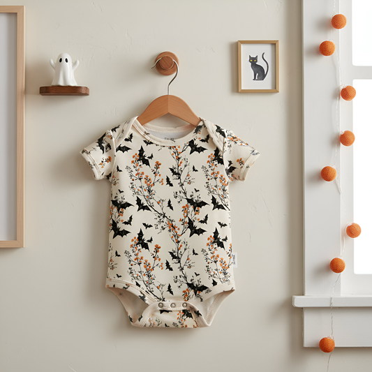 Midnight Bats Digital Seamless Pattern