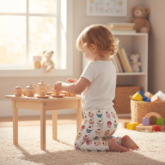 Cute Cupcakes Digital Seamless Pattern