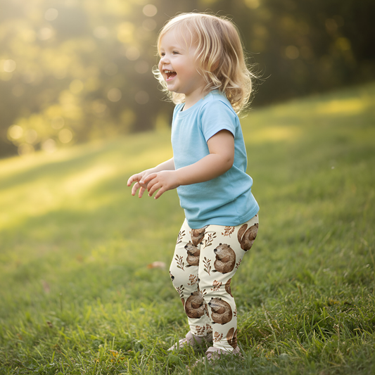 Beavers Digital Seamless Pattern