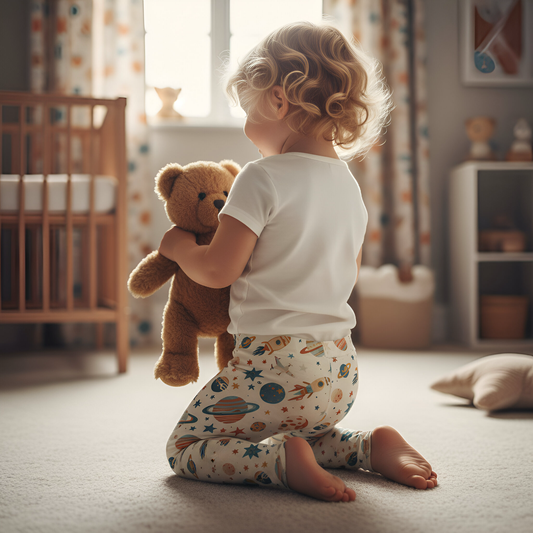 Crazy Space Adventure Digital Seamless Pattern