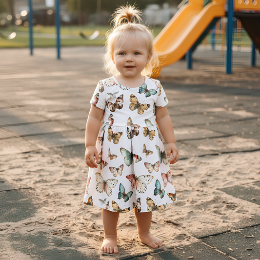 Watercolour Butterflies Digital Seamless Pattern