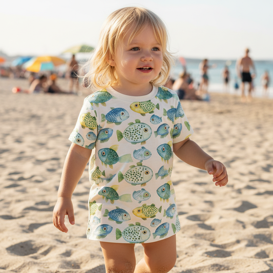 Tropical Seas Digital Seamless Pattern