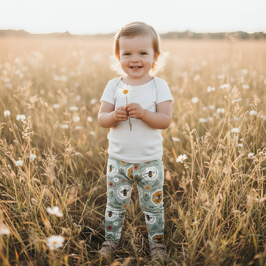 Bee Badges Digital Seamless Pattern