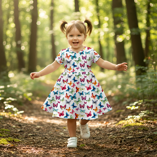 Watercolour Butterflies Digital Seamless Pattern