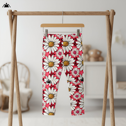 Bright Daisies Digital Seamless Pattern