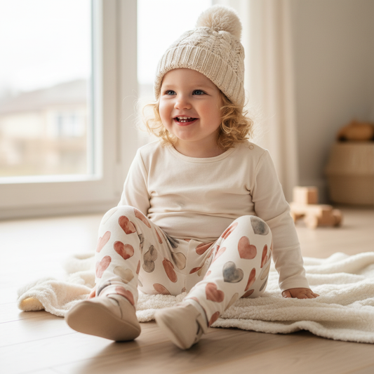 Watercolour Hearts Digital Seamless Pattern