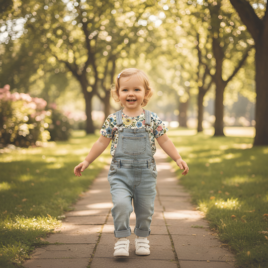 Blue Yellow & Pink Floral Digital Seamless Pattern