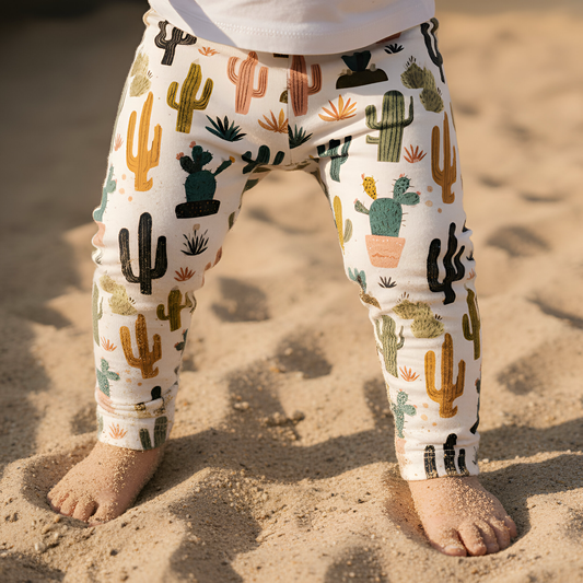 Cacti Plants Digital Seamless Pattern