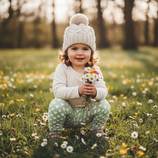 Sage Hearts Digital Seamless Pattern