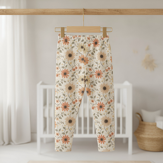 Daisy Bloom Natural Digital Seamless Pattern