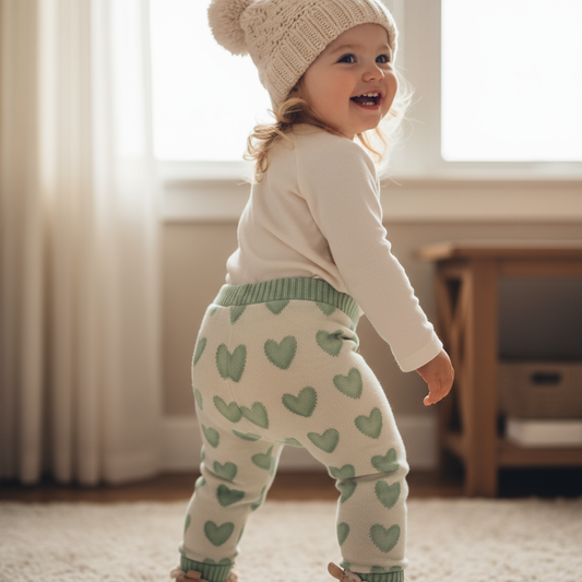 Sage Watercolour Hearts Digital Seamless Pattern