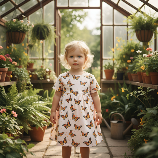 Monarch Butterflies Digital Seamless Pattern