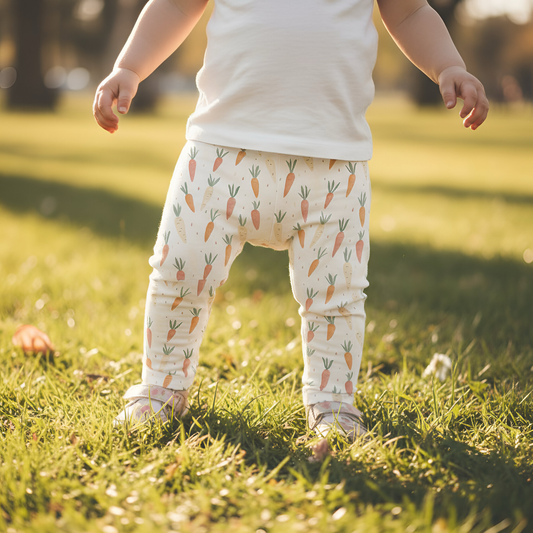 Carrot Patch Digital Seamless Pattern