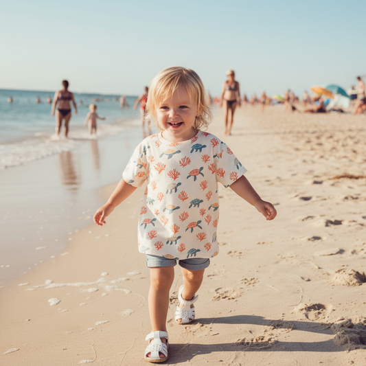 Tiny Turtles Digital Seamless Pattern