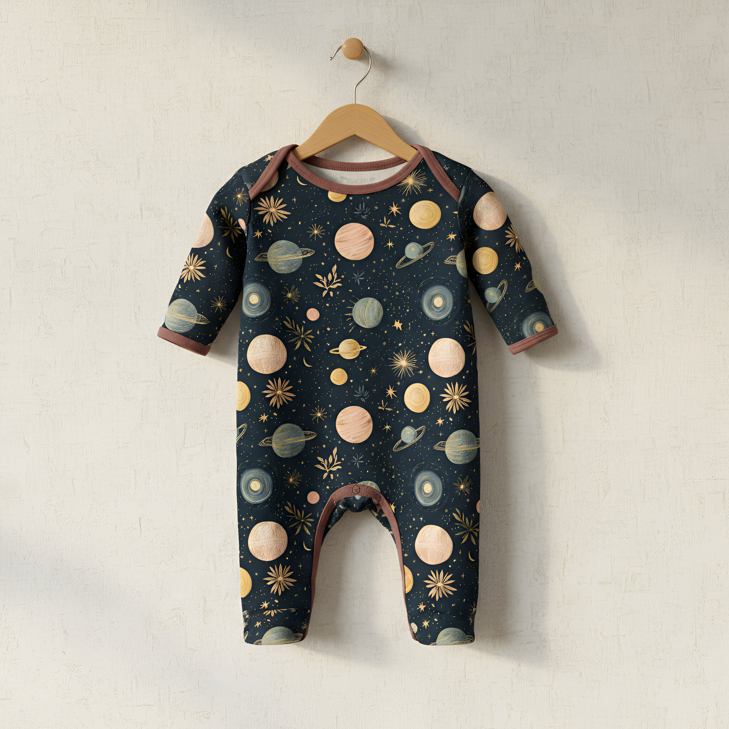 Outer Space Digital Seamless Pattern