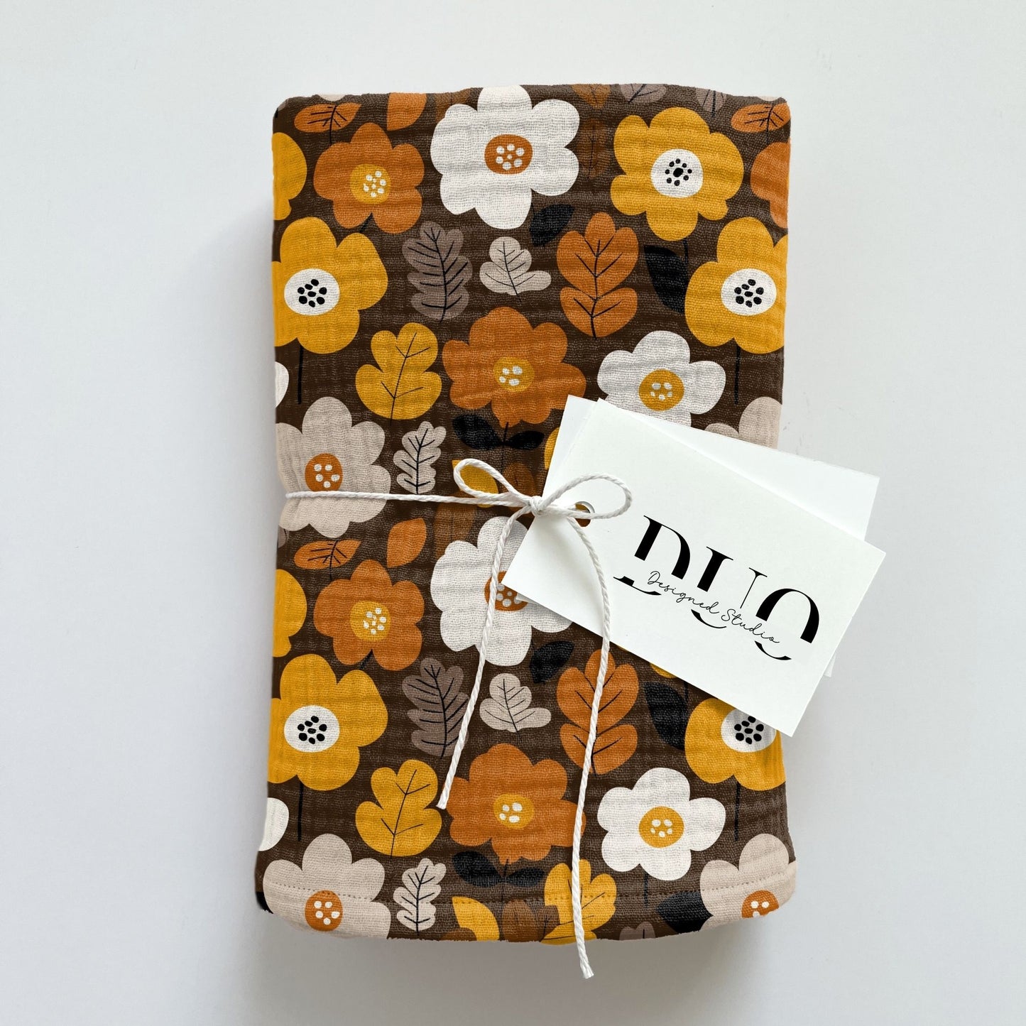 Abstract Autumn Floral Digital Seamless Pattern