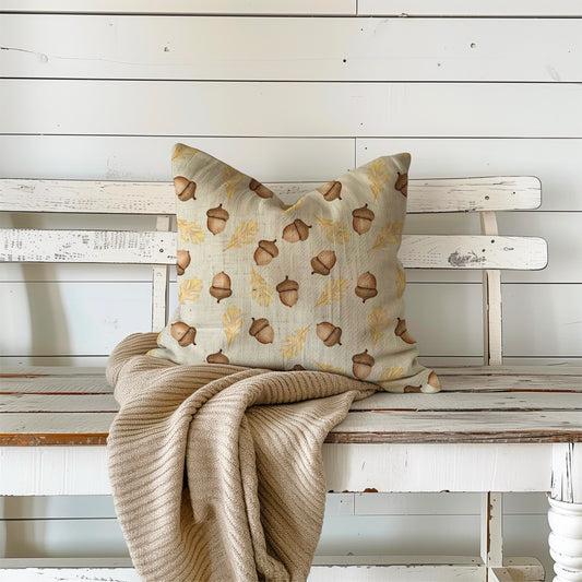 Acorns & Leaves Linen