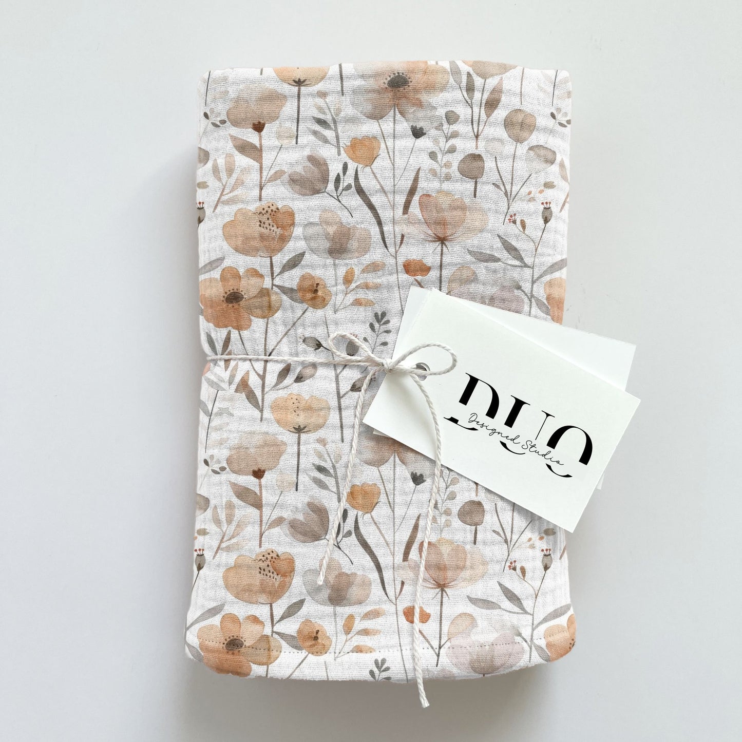 Amber Floral Digital Seamless Pattern