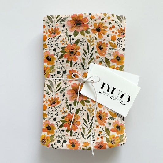 Autumn Floral Digital Seamless Pattern