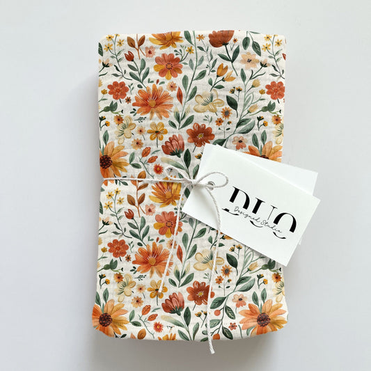 Autumn Floral Digital Seamless Pattern