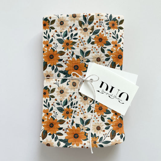 Autumn Floral Digital Seamless Pattern