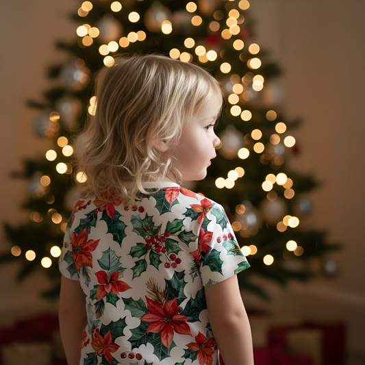 Christmas Berries Digital Seamless Pattern