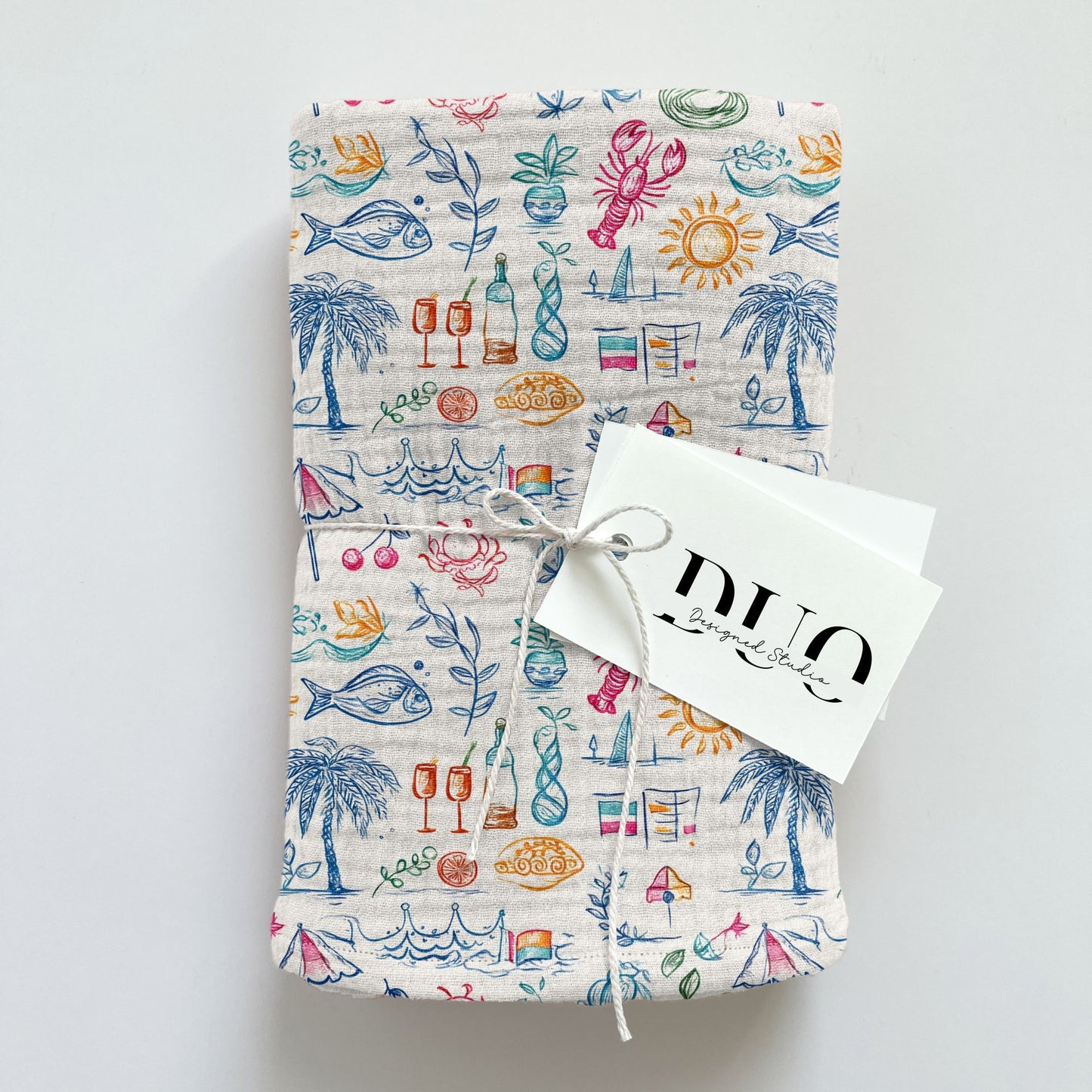 Beach Party Digital Seamless Pattern
