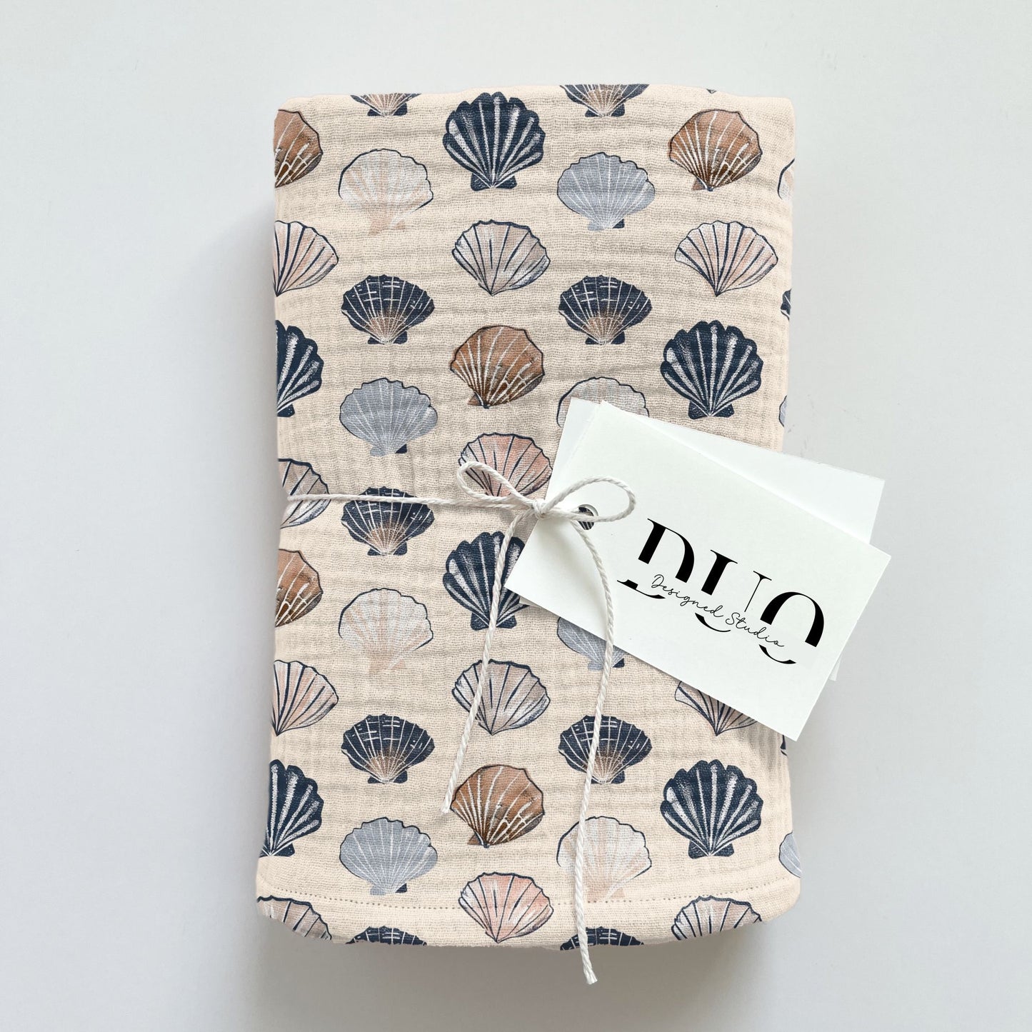 Beach Shells Digital Seamless Pattern
