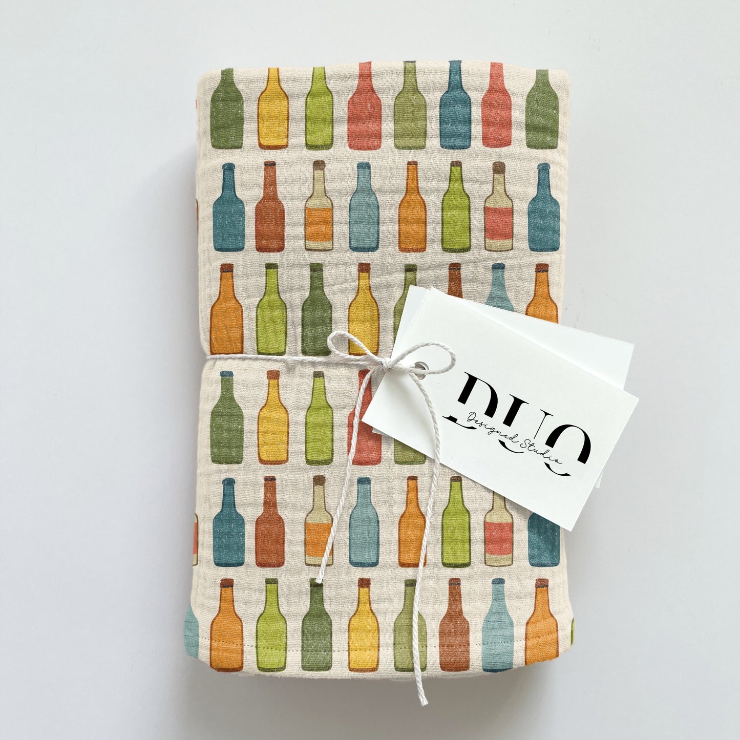 Beer Bottles Digital Seamless Pattern