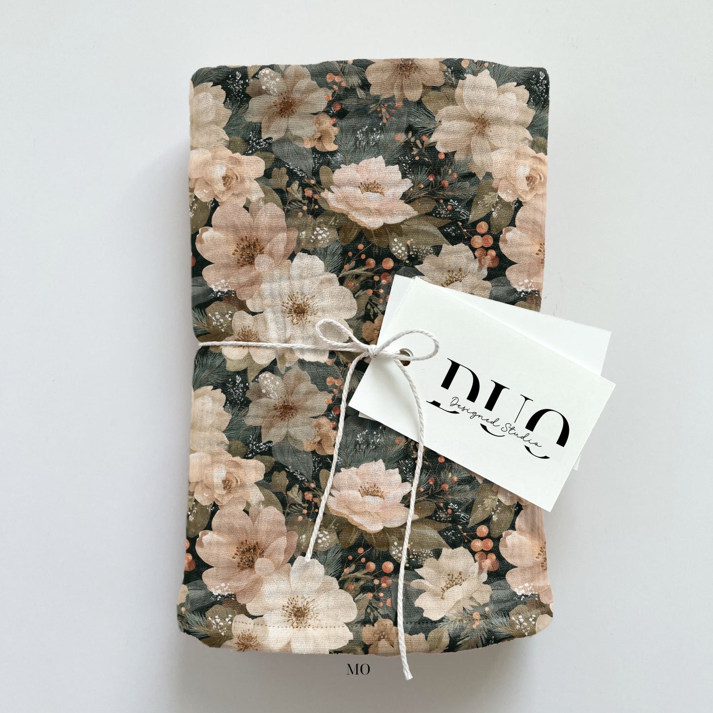 Beige Christmas Berries Digital Seamless Pattern