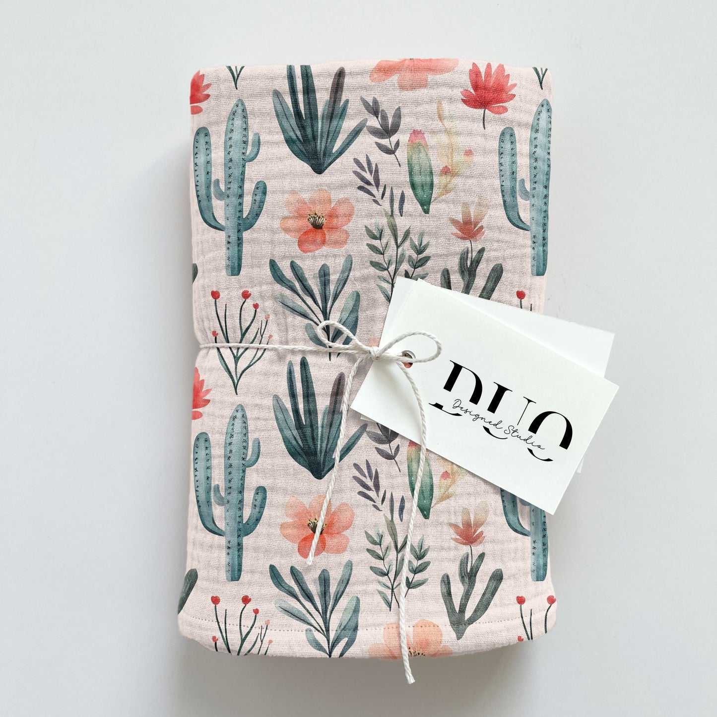 Boho Cacti Digital Seamless Pattern
