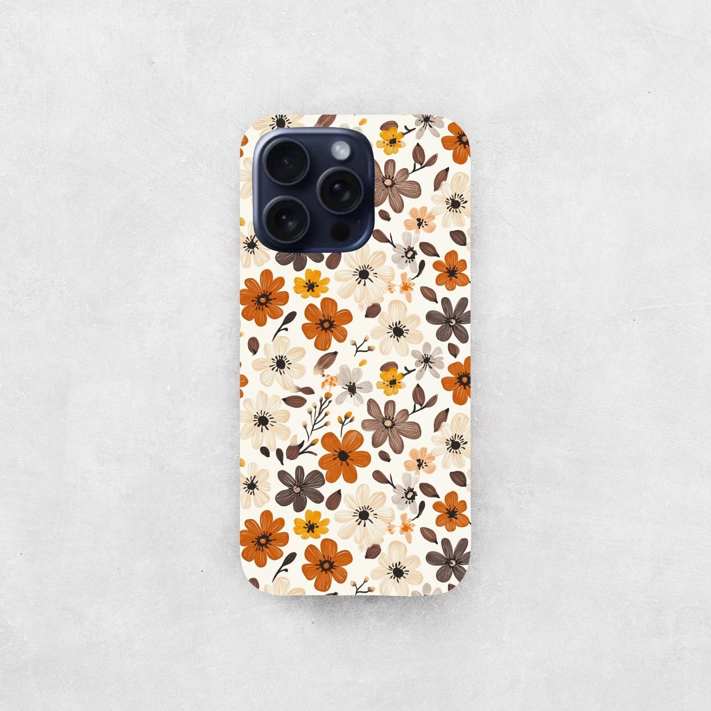 Boho Floral Digital Seamless Pattern
