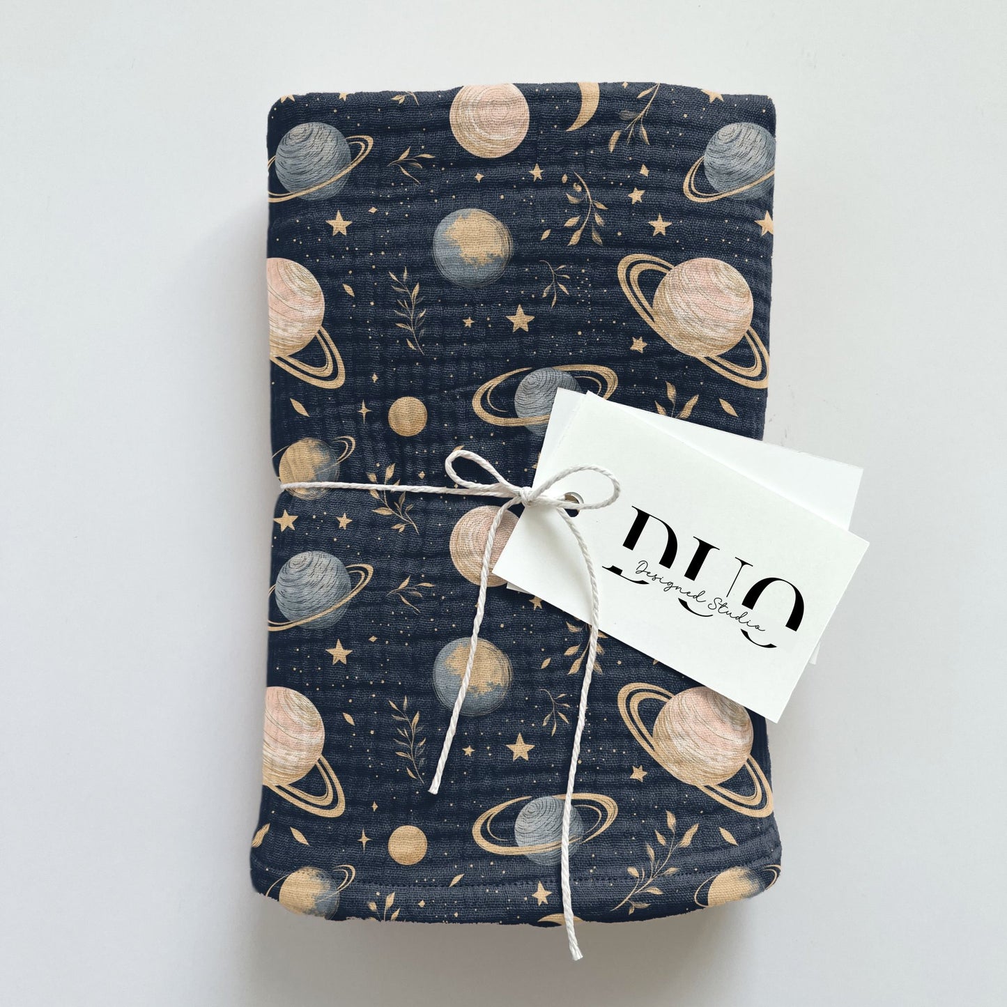 Boho Planets Digital Seamless Pattern
